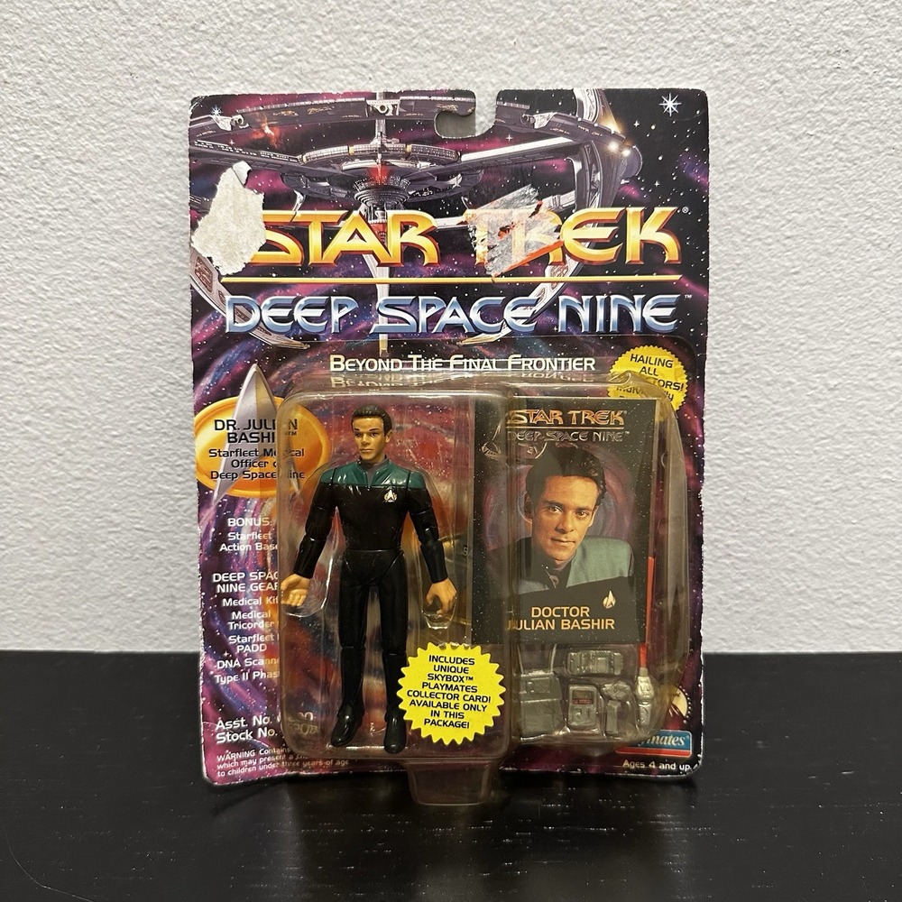 Star Trek Julian Bashir Figure Deep Space Crew Final Frontier Vintage‎ Playmates